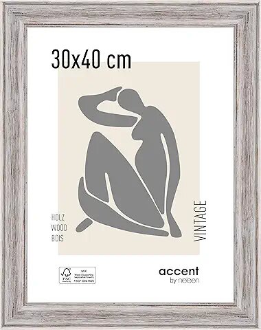 Nielsen Accent Vintage     30x40 Holz weiß                3231001