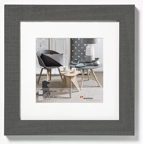 Walther Home               40x40 Holz grau                 HO440D