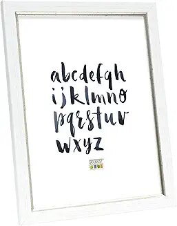 Deknudt S46AF1             30x40 Kunststoff weiß mit silber