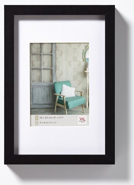 Walther Stockholm          20x30 Holz schwarz              EA030B