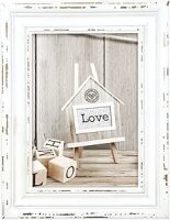 ZEP Rivoli weiß            13x18 Holz Bilderrahmen...