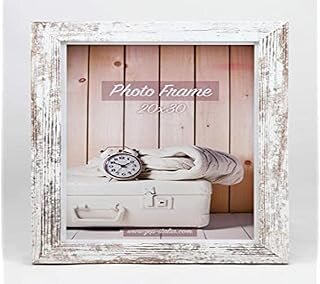 ZEP Nelson 6 weiß/braun    20x30 Holz Bilderrahmen         V21236