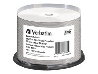 1x50 Verbatim DVD-R 4,7GB 16x Wide glossy waterproof print