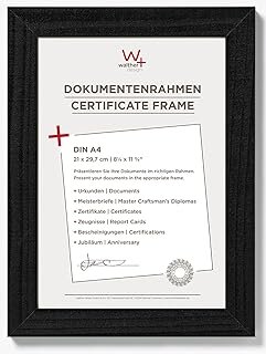 Walther Home DIN A4      21x29,7 Holz schwarz              HO130B