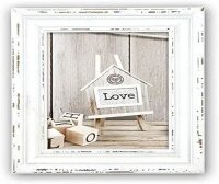 ZEP Rivoli weiß            30x45 Holz Bilderrahmen...