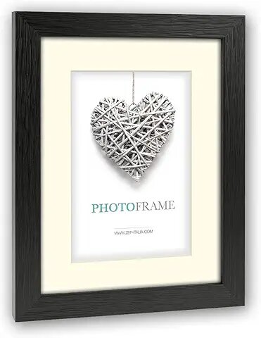 ZEP Regent 5 Passepartout  13x18 Holz Bilderrahmen schwarz V32575
