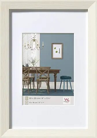 Walther Fiorito weiß       30x40 Holz inkl. Passepartout   EF040W