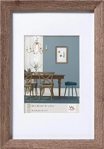 Walther Fiorito nussbaum   20x30 Holz inkl. Passepartout   EF030N