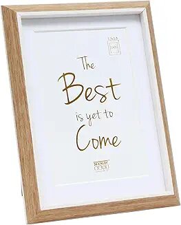 Deknudt S46WG4 P1 Kunstst. 13x18 natur, weiße Kante, Passepartout