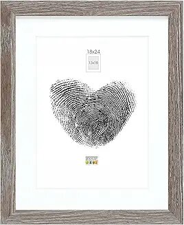 Deknudt S66KH3 P1          18x24 Holz grau eiche mit Passepartout