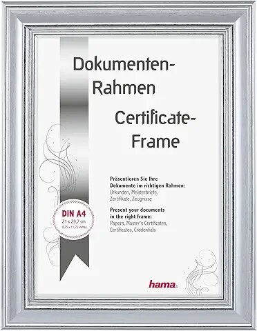 Hama Lobby silber        21x29,7 Kunststoff DIN A4         175811