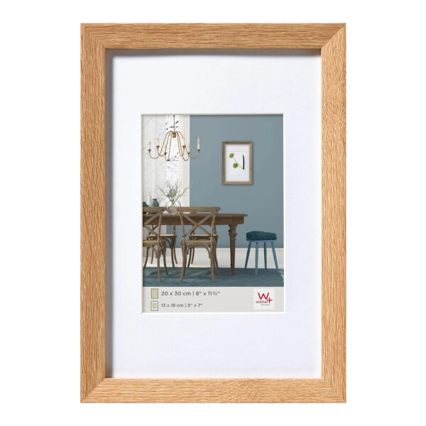 Walther Fiorito nussbaum   30x45 Holz inkl. Passepartout   EF045N