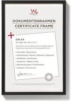 Walther Chair DIN A4     21x29,7 Aluminium schwarz...