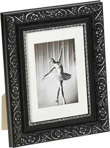 Walther Barock             20x30 Holz schwarz-silber       CR030B