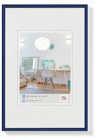Walther New Lifestyle    21x29,7 Kunststoff blau DIN A4    KV130L