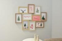 Nielsen Collage Mixed Colours 10 10x10x15 Holz Galerie...