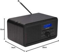 Denver DAB-30 Schwarz