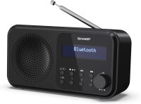 SHARP DR-P420(BK) Tragbares DAB+ Radio mit Bluetooth 5.0,...