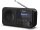 SHARP DR-P420(BK) Tragbares DAB+ Radio mit Bluetooth 5.0, DAB+/FM, USB- oder Batteriebetrieb schwarz