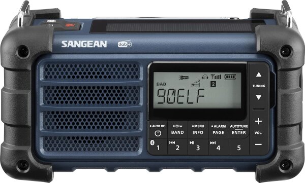 Sangean MMR-99 DAB blau Notfall/Kurbel/Solar Radio