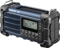 Sangean MMR-99 DAB blau Notfall/Kurbel/Solar Radio