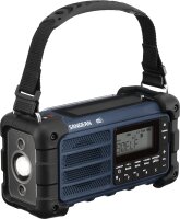Sangean MMR-99 DAB blau Notfall/Kurbel/Solar Radio