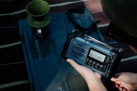 Sangean MMR-99 DAB blau Notfall/Kurbel/Solar Radio