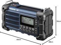 Sangean MMR-99 DAB blau Notfall/Kurbel/Solar Radio