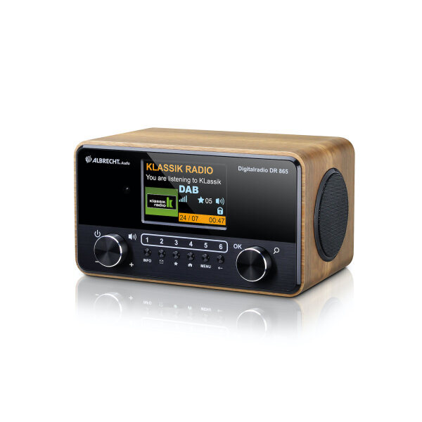 Albrecht DR 865 Seniorenradio mit großem 4" Display