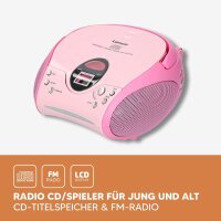 Lenco SCD-24 pink