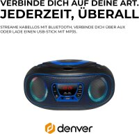 Denver TCL-212BT Blau