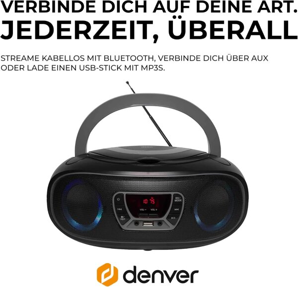 Denver TCL-212BT Grau