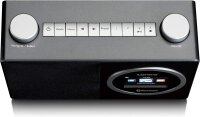 Lenco A003244 DIR 70 - tragbares Internetradio -DAB+Radio-RetroDigitalradio-WLAN-Bluetooth-2,4”Farbbildschirm-3Watt