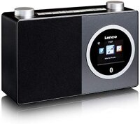 Lenco A003244 DIR 70 - tragbares Internetradio -DAB+Radio-RetroDigitalradio-WLAN-Bluetooth-2,4”Farbbildschirm-3Watt