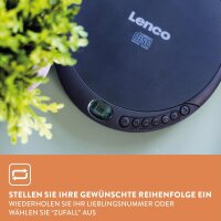 Lenco CD-010 schwarz