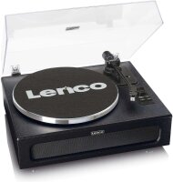 Lenco LS-430BK - Plattenspieler mit Lautsprecher -...