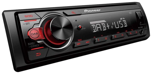 Pioneer MVH-130DABAN mit DAB Antenne