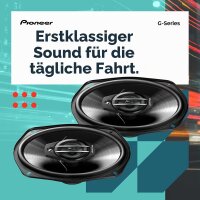 PIONEER TS-G6930F 6" x 9" (ca. 15x23 cm) 3-Weg-Koaxiallautsprecher Set mit 2 Lautsprechern (je 400 W max., 45 W Sinus)