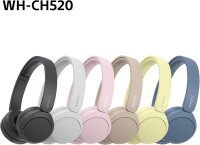 Sony WH-CH520 Kabellose Bluetooth-Kopfhörer, blau