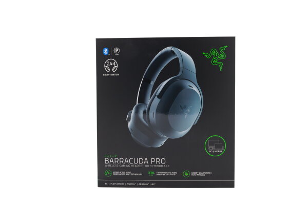 Razer Barracuda Pro Gaming-Headset (kabellos, Hybrid ANC, 50-mm-Treiber)