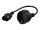PowerWalker 91015003 Stromkabel Schwarz 0,2 m C14-Koppler CEE7/3