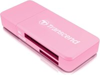 Transcend RDF5 Kartenleser USB 3.2 Gen 1 (3.1 Gen 1) Type-A Pink