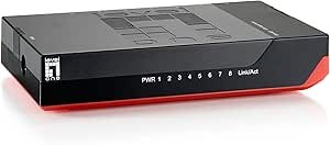 LevelOne 8-Port-Gigabit Ethernet-Switch