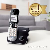Panasonic Schnurlostelefon KX-TG6811GB - schwarz