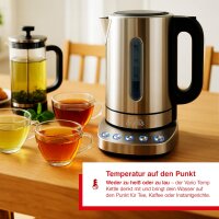 SOLIS Vario Temp Kettle Wasserkocher mit Temperaturwahl