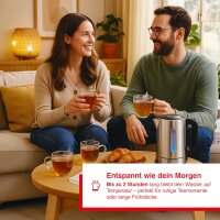 SOLIS Vario Temp Kettle Wasserkocher mit Temperaturwahl