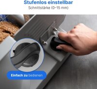 Clatronic MA 3585 silber Metall Allesschneider
