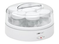 Clatronic JM 3344 weiß Joghurtmaker mit 7 Gläsern