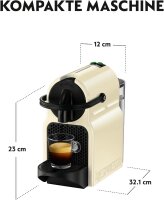 DeLonghi EN 80 CW Inissia Nespresso Vanilla Cream