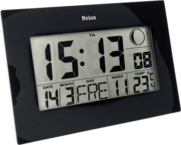 Mebus 46732 Funk-Wanduhr digital